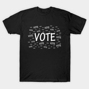 Vote In White T-Shirt